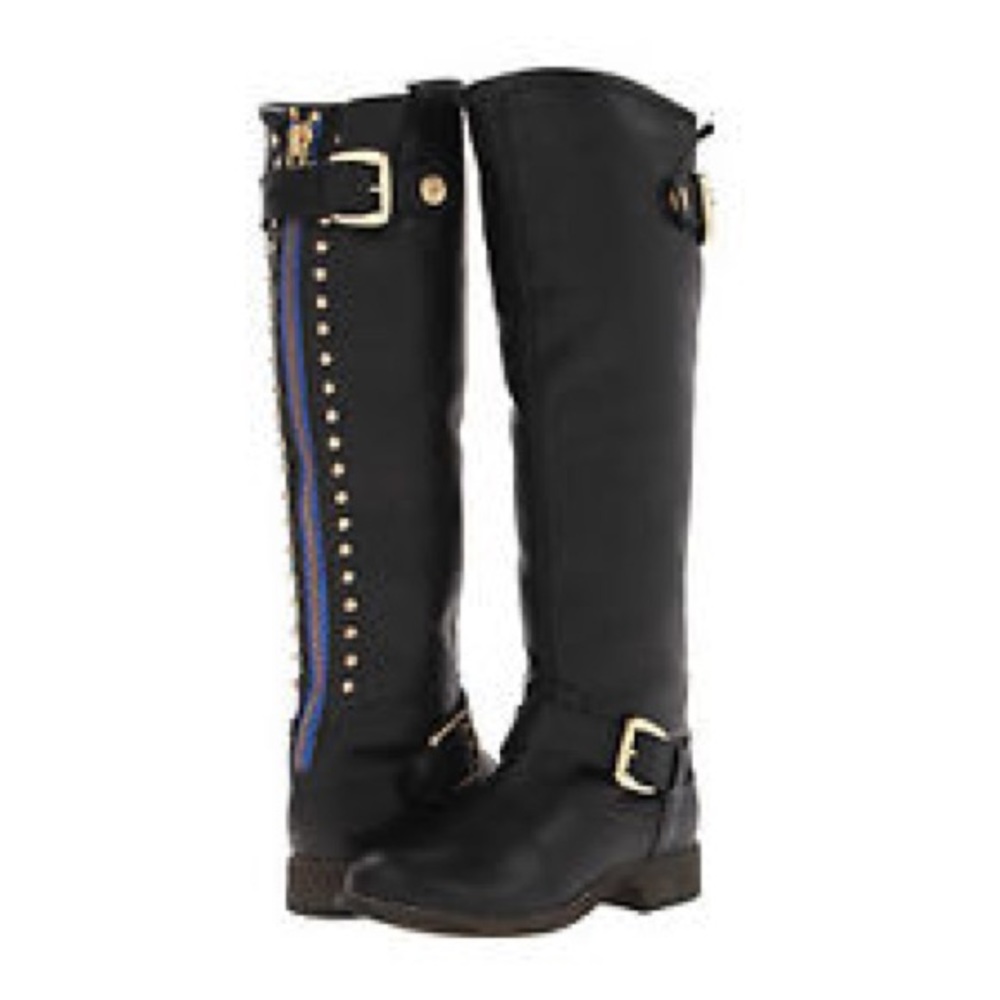 Steve Madden Black Knee Boots Size 7.5